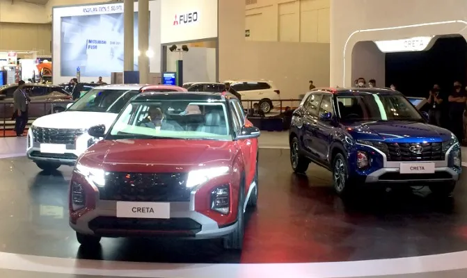 Creta merupakan small SUV Hyundai produksi lokal dengan firut terlengkap sikelasnya. (Foto/reza)