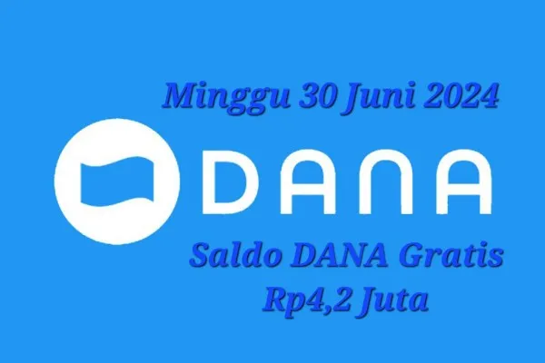 Saldo DANA gratis Rp4,2 juta telah masuk dompet digital anda dari subsidi Prakerja 30 Juni 2024, cek informasi selengkapnya. (Poskota/Gabriel Omar Batistuta)