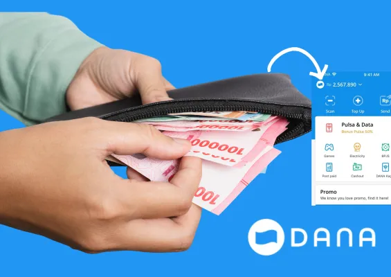 Klaim saldo DANA gratis langsung cair ke dompet elektronik. (Sumber: Poskota/Adam Taqwa Ganefin)