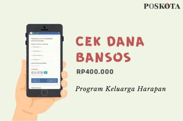 Saldo dana bansos Rp400.000 PKH cair alokasi September-Oktober 2024. (Poskota/Della Amelia)