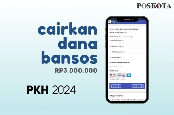 NIK KTP dan KK yang terseleksi akan menerima dana bansos Rp3.000.000 dari PKH 2024 pemerintah. (Poskota/Della Amelia)