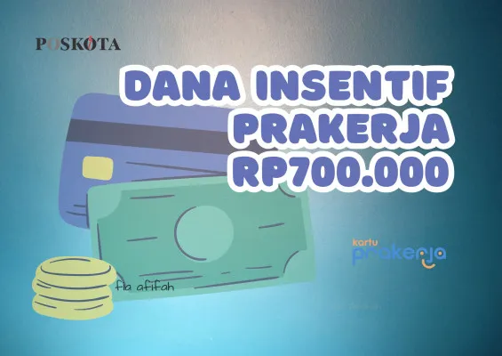 Ilustrasi dana insentif dana program Kartu Prakerja. (Foto: Canva/ Edited By Fia Afifah)