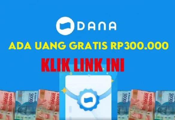 Link DANA Kaget hari ini, Rabu, 8 Mei 2024 berisi saldo dana gratis Rp300.000 yang bisa langsung masuk ke dompet elektronik hanya dengan cara klik doang. (Ilustrasi/Poskota)