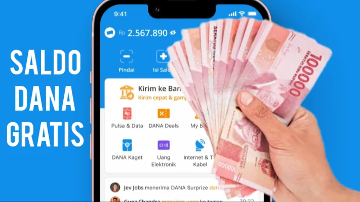 Ilustrasi. Berhasil dapat saldo e-wallet dari beberapa aplikasi penghasil uang. (Foto: Poskota/Kamila Sayara)