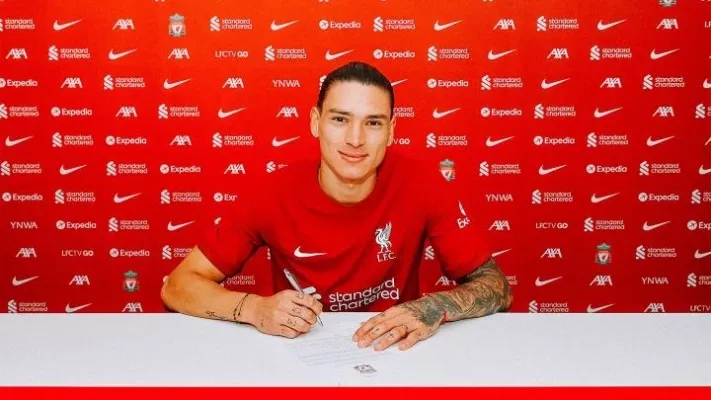 Liverpool resmi rekrut Darwin Nunez (foto/Liverpool)