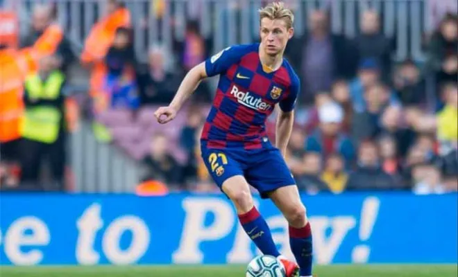 Frenkie de Jong, pemain Barcelona.(Ist/ twitter DeJongFrenkie21)