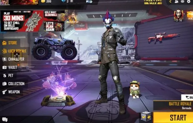 Dapatkan skin Free Fire dan emote mahal menarik dari kode redeem FF hari ini 13 Juli 2024 (Pinterest)