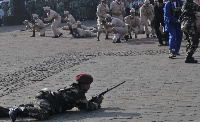 Drama Teatrikal di alun alun M Hasibuan, Kota Bekasi. (Ist).