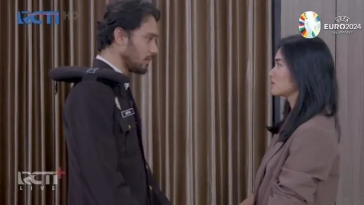 Episode terakhir Cinta Tanpa Karena happy ending. Dipta naik jabatan, Nuna hadir saat pelantikan. (RCTI)