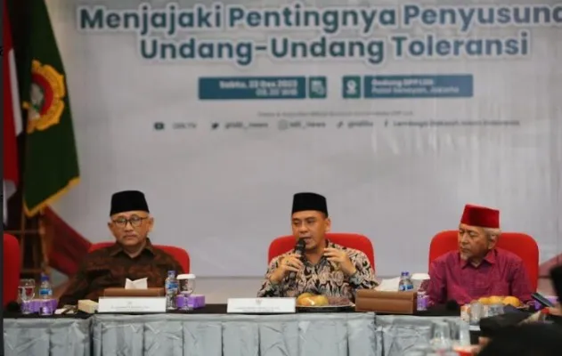 FGD Kebangsaan Seri 1 bertema “Menjajaki Pentingnya Penyusunan Undang-undang Toleransi” yang dihelat DPP LDII.(Ist)