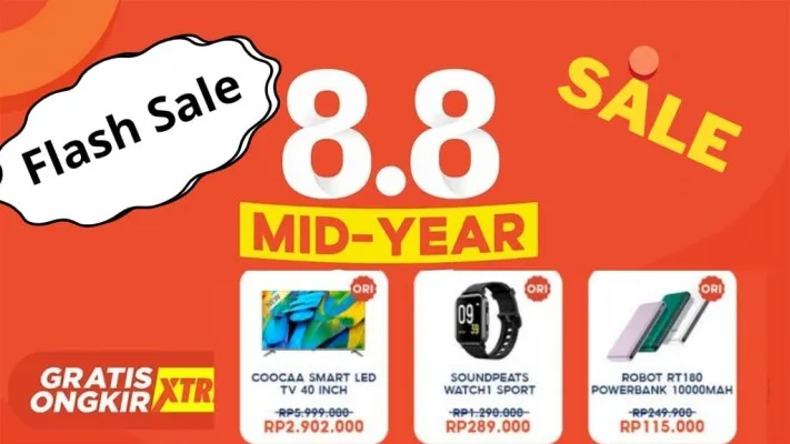 Cara dapatkan barang impian di flash sale Shopee 8.8 (Edit Foto: Risti Ayu Wulansari/POSKOTA)