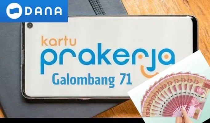 Saldo DANA gratis Rp700.000 lewat insentif Prakerja gelombag 71. (Edit Foto: Risti Ayu Wulansari/POSKOTA)