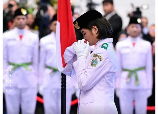 Profil anggota Paskibraka pengibar bendera merah putih di IKN. (Instagram @bpipri)