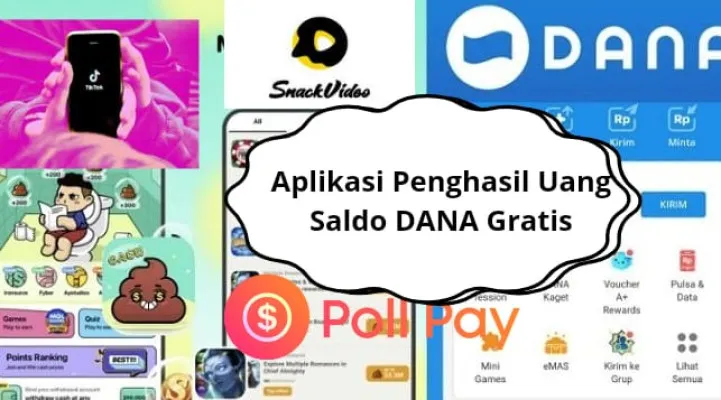 Aplikasi pengahsil uang terpercaya hasilkan saldo dana gratis. (Risti Ayu Wulansari/POSKOTA)