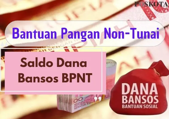 Saldo dana bansos BPNT 2024. (POSKOTA/Risti Ayu Wulansari)