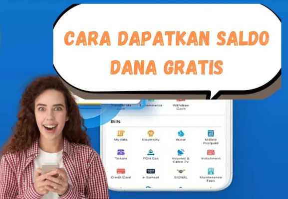 Cara dapatkan saldo DANA gratis. ( POSKOTA/Risti Ayu Wulansari)