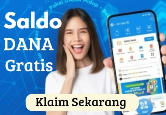 Saldo DANA gratis dari aplikasi penghasil uang. (POSKOTA/Risti Ayu Wulansari)