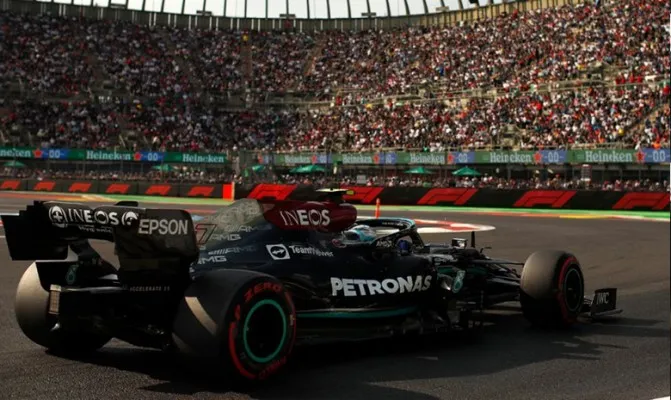 Formula1, Meksiko 2021, Duo Mercedez Start Paling Depan, Valtteri Bottas Pole Position Kembali Berikan Kejutan Tim Red Bull. (Foto/mercedesamgf1.com)