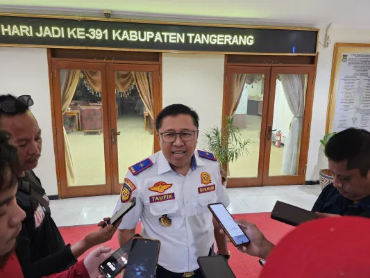 Kepala Dinas Perhubungan Kabupaten Tangerang, Achmad Taufik. (Poskota/Veronica)