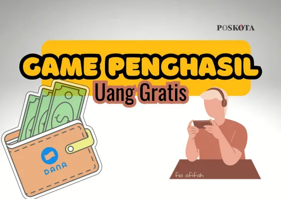 Raih uang Rp100.000 dengan cara menggunakan 10 daftar game penghasil uang.(Foto: Canva/Edited By Fia Afifah)