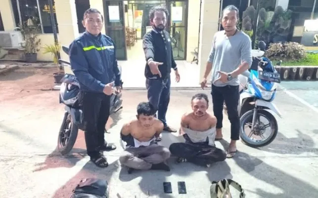 Polsek Cilincing berhasil meringkus dua orang pemuda yang diduga spesialis pencurian motor.(Ist)