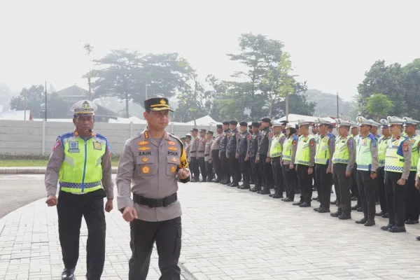 Apel gelar pasukan Operasi Keselamatan Jaya, Polres Metro Tangerang Kota. (Foto/ist)