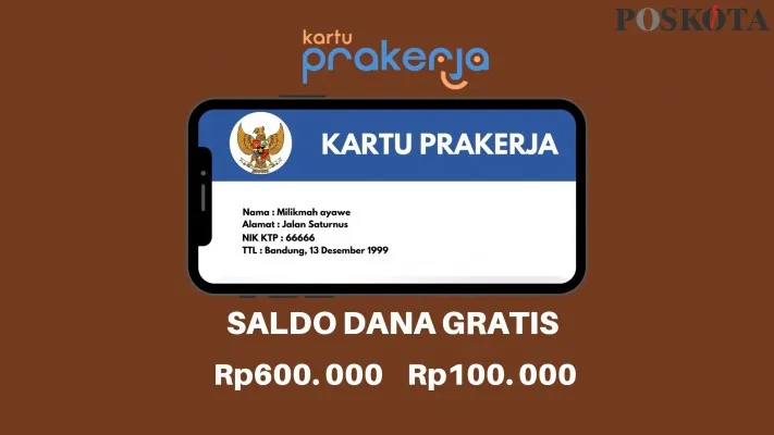 Cek NIK KTP lolos dapat BLT Saldo dana Rp600.000 prakerja gelombang 69 . (Poskota/Syarif Pulloh Anwari)