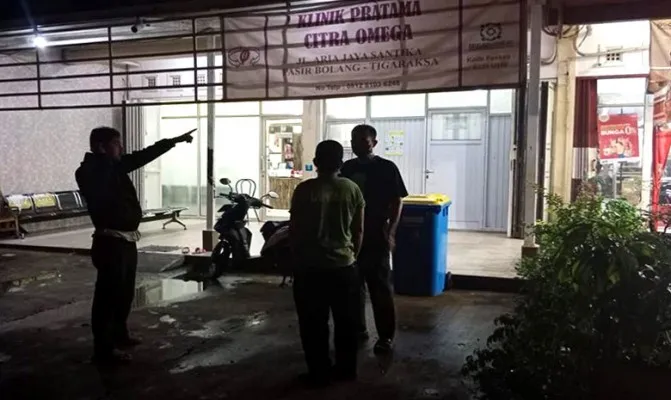 Gengster beraksi dengan senjata tajam di Tangerang, Polisi mengatakan bahwa pelaku masih berusia remaja. (Foto/polsektigaraksa)