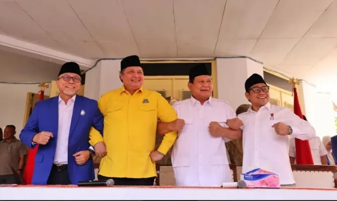 Golkar dan PAN resmi mendukung Prabowo Subianto (foto/ist)