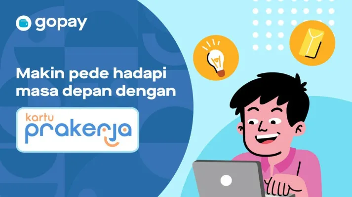 Jika Anda tidak memiliki aplikasi DANA, jangan khawatir karena insentif Prakerja dapat dicairkan via GoPay. (Gopay)