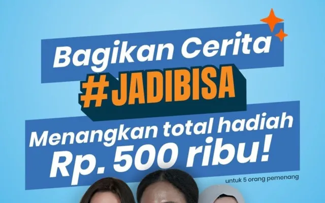 Poster hadiah saldo dana Rp500.000 dari Kartu Prakerja. (Instagram/@prakerja.go.id)