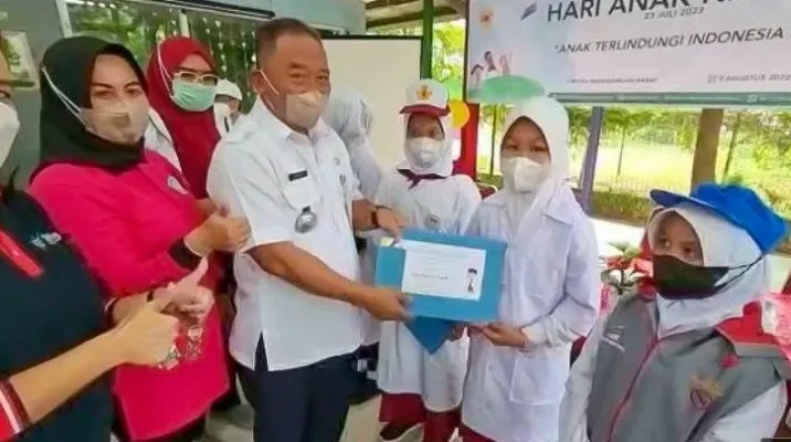 Kecamatan Pademangan memperingati perayaan Hari Anak Nasinal (HAN) Tahun 2022.(CR01)