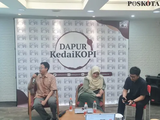 Lembaga Survei KedaiKOPI merilis hasil survei Perilaku dan Kebiasaan Mudik Lebaran yang dilakukan pada 13-18 April 2024. (Poskota.co.id/Pandi Ramedhan)