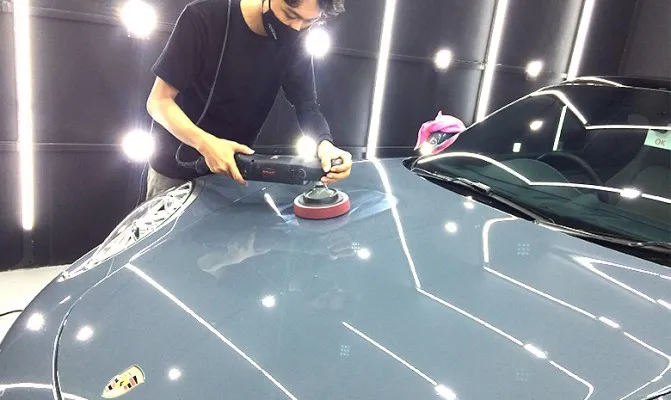 Coating Nano Cheramic dan auto detailing berikan perlindungan maksimal pada cat kendaraan. (Foto/reza)