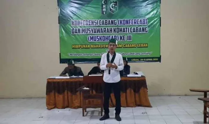 Ketua Umum HMI Cabang Lebak Mulyana (ist)