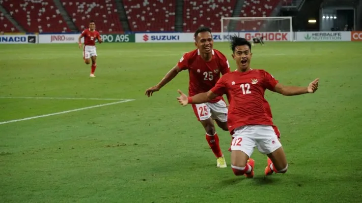 Pratama Arhan saat tampil di Piala AFF 2020 (foto: PSSI)