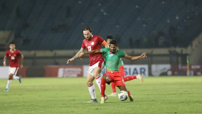 Laga Timnas Indonesia vs Bangladesh (foto/PSSI)