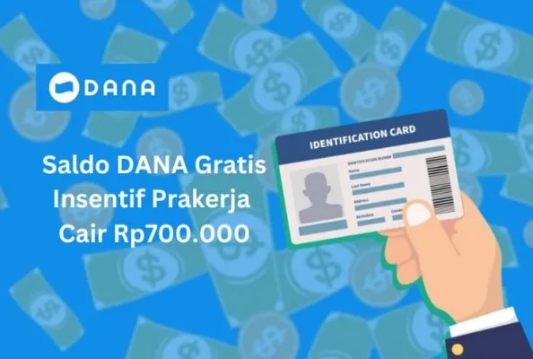 Saldo DANA Gratis Rp700.000 Berhasil Masuk ke Dompet Digitalmu, Lihat Saja di Sini (freepik.com/piksel mentah.com/Canva)