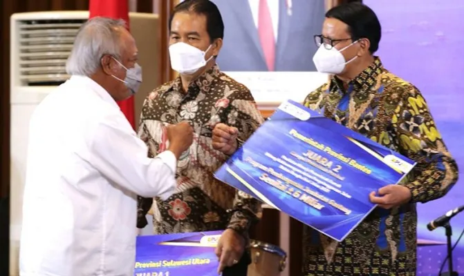 IInfrastruktur Provinsi Banten raih predikat terbaik kedua di Indonesia di Hari Jalan Nasional. (Foto/pemprovbanten)