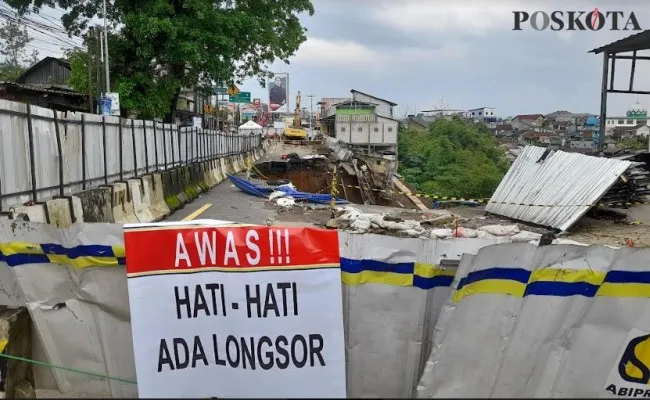 Kondisi jembatan Cikereteg Bogor (panca)