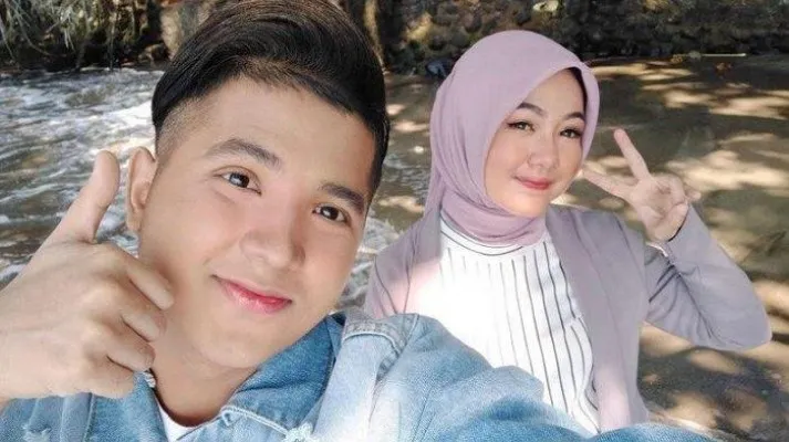 Jirayut Afisan dan Eva Yolanda LIDA saat syuting video klip Rindu Luar Biasa. (ist)