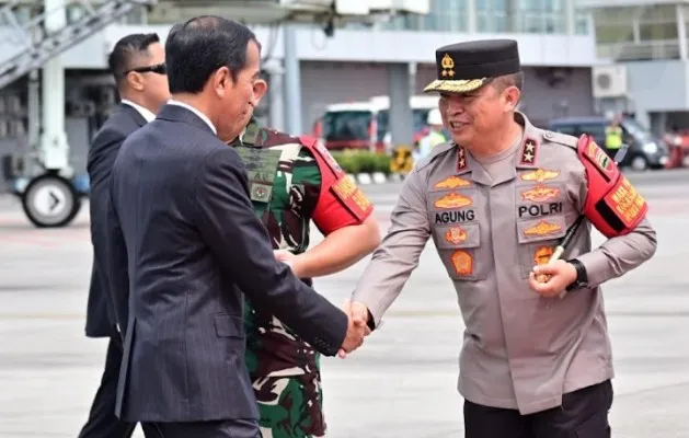 Presiden Joko Widodo saat berkunjung ke Afrika.(biro pers)