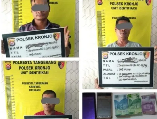 Pelaku beserta barang bukti yang diamankan pihak kepolisian. (Foto/ist)