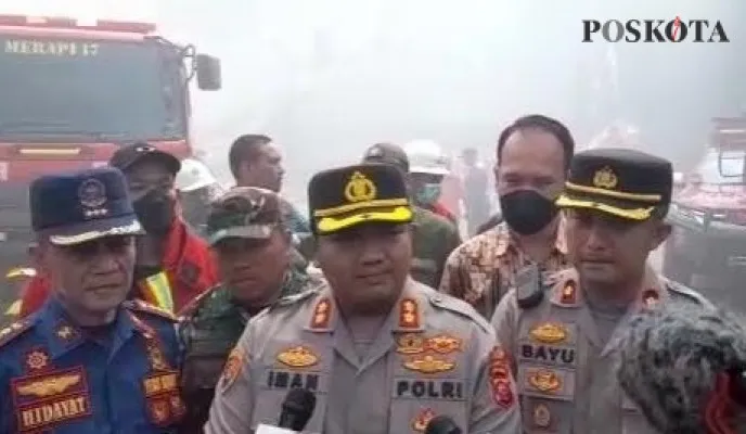 Usai Api Padam, Polres Bogor Akan Lakukan Olah TKP di Pabrik Lokasi Kebakaran (Panca)