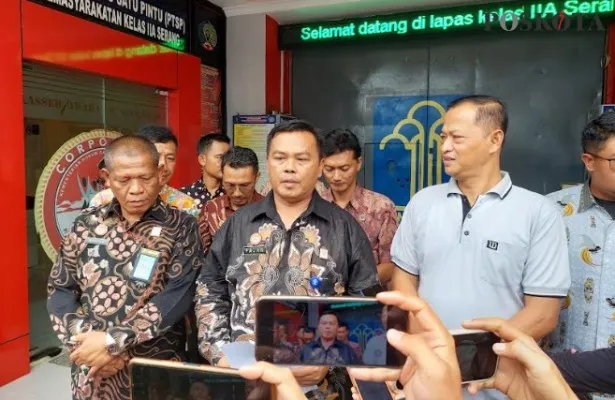 Kepala Lapas Kelas IIA Serang, Fajar Nur Cahyono (Foto: Bilal)