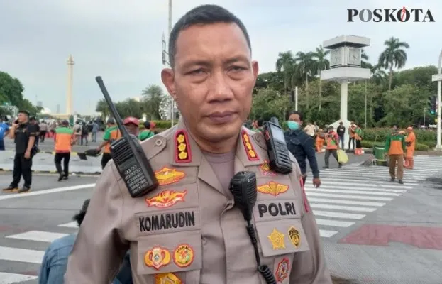 Kapolres Metro Jakarta Pusat Kombes Komarudin. (Pandi)