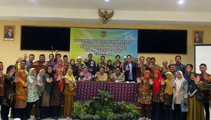 Kegiatan sosialisasi DP3A kepada guru SD di Kabupaten Tangerang. (Istimewa)