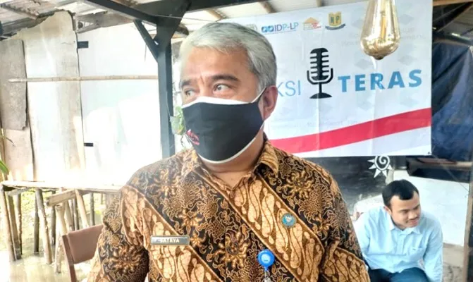 Kepala BNN Kota Tangerang, Satrya Ika Putra: Menjangkau Lapas memang sulit karena ranahnya rumah orang, kalau tidak betul-betul jelas gak mungkin, penyidik juga tidak bisa.(Foto/Iqbal)