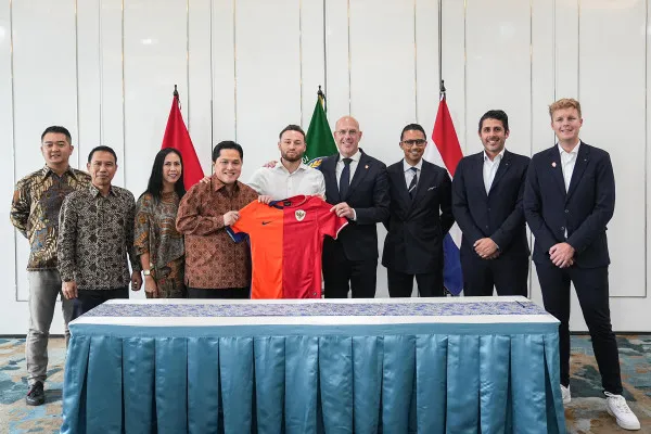 PSSI jalin kerja sama dengan KNVB untuk mengembangkan sepak bola indonesia. (Laman PSSI)