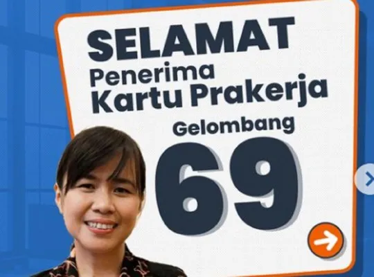 Klaim saldo dana gratis Rp700.000 dari Kartu Prakerja. Subsidi pemerintah masuk dompet elektronik. (Instagram/@prakerja.go.id)